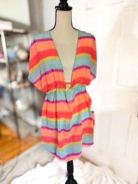 Miken Swim Sunset Ombré Swimsuit Cover-up